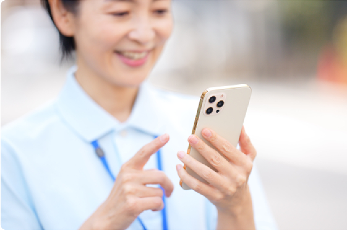 スマホで写真撮影して記録