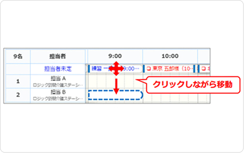 ドラッグ＆ドロップ