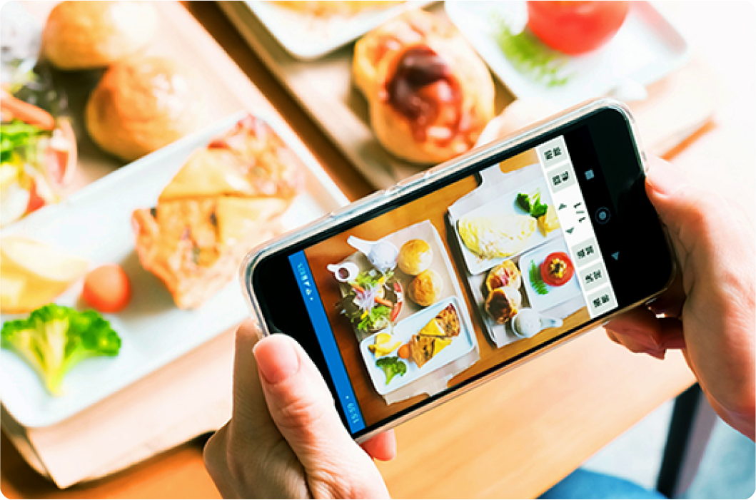 スマホで写真撮影して記録
