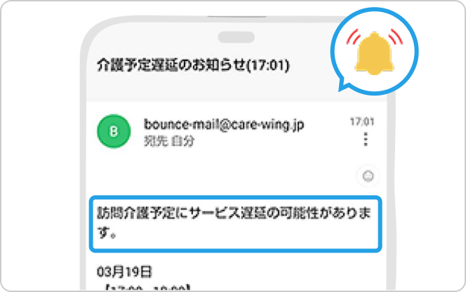 自動プッシュ通知